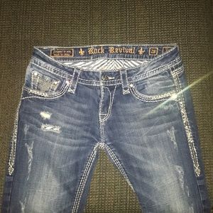 Rock revival jeans. Waist 28 in.  Good condition!